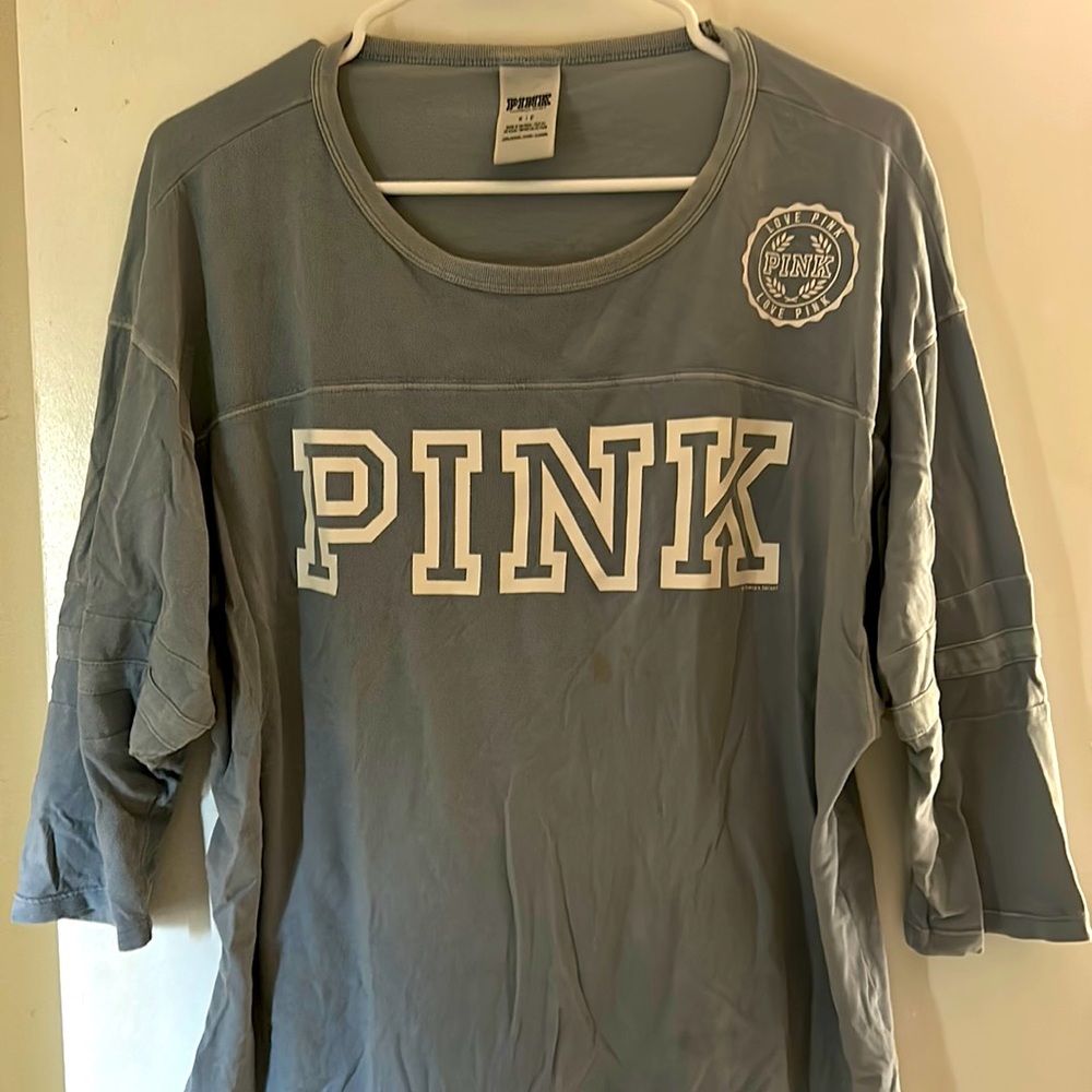 Pink Woman’s Varsity Shirt